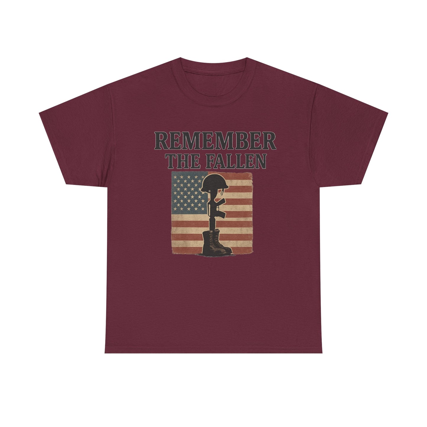 Memorial Unisex Tee - 'Remember the Fallen' Design