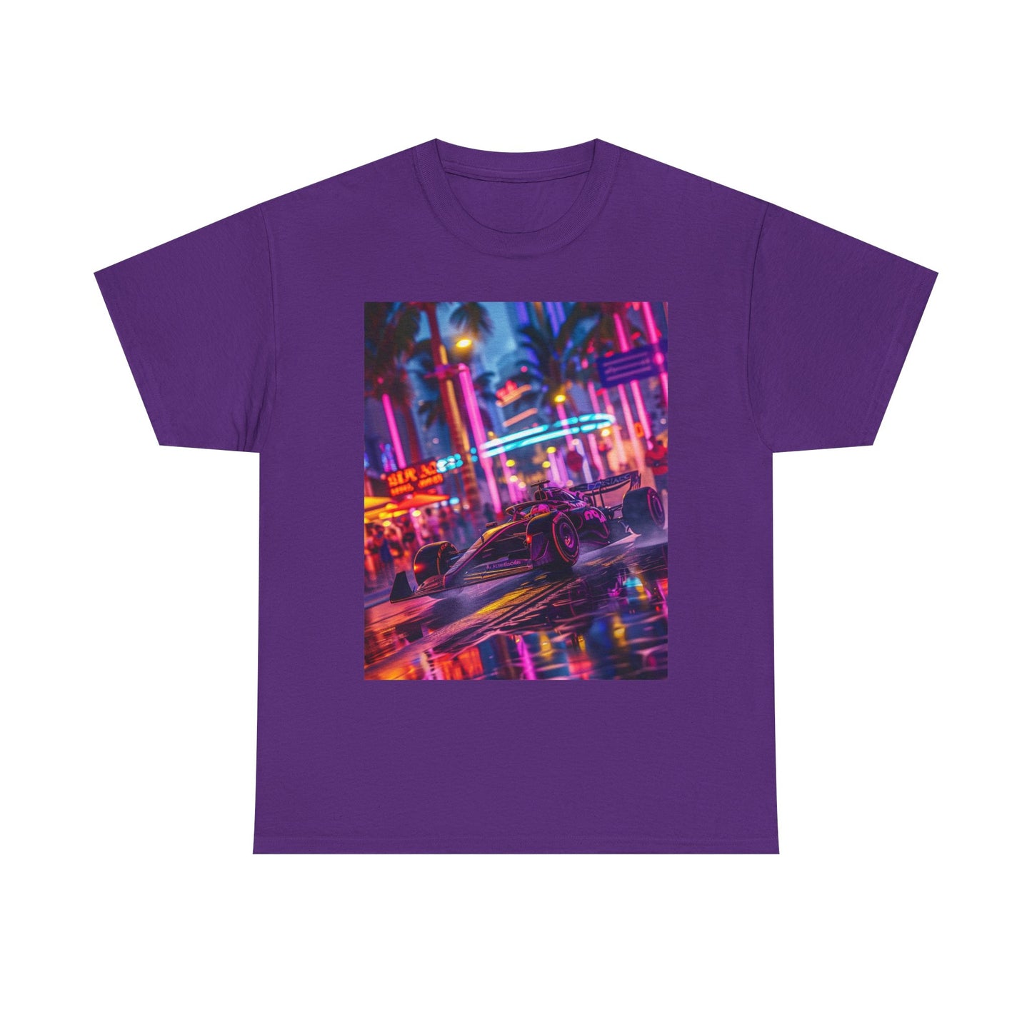 Formula 1 Neon Miami Night T-Shirt