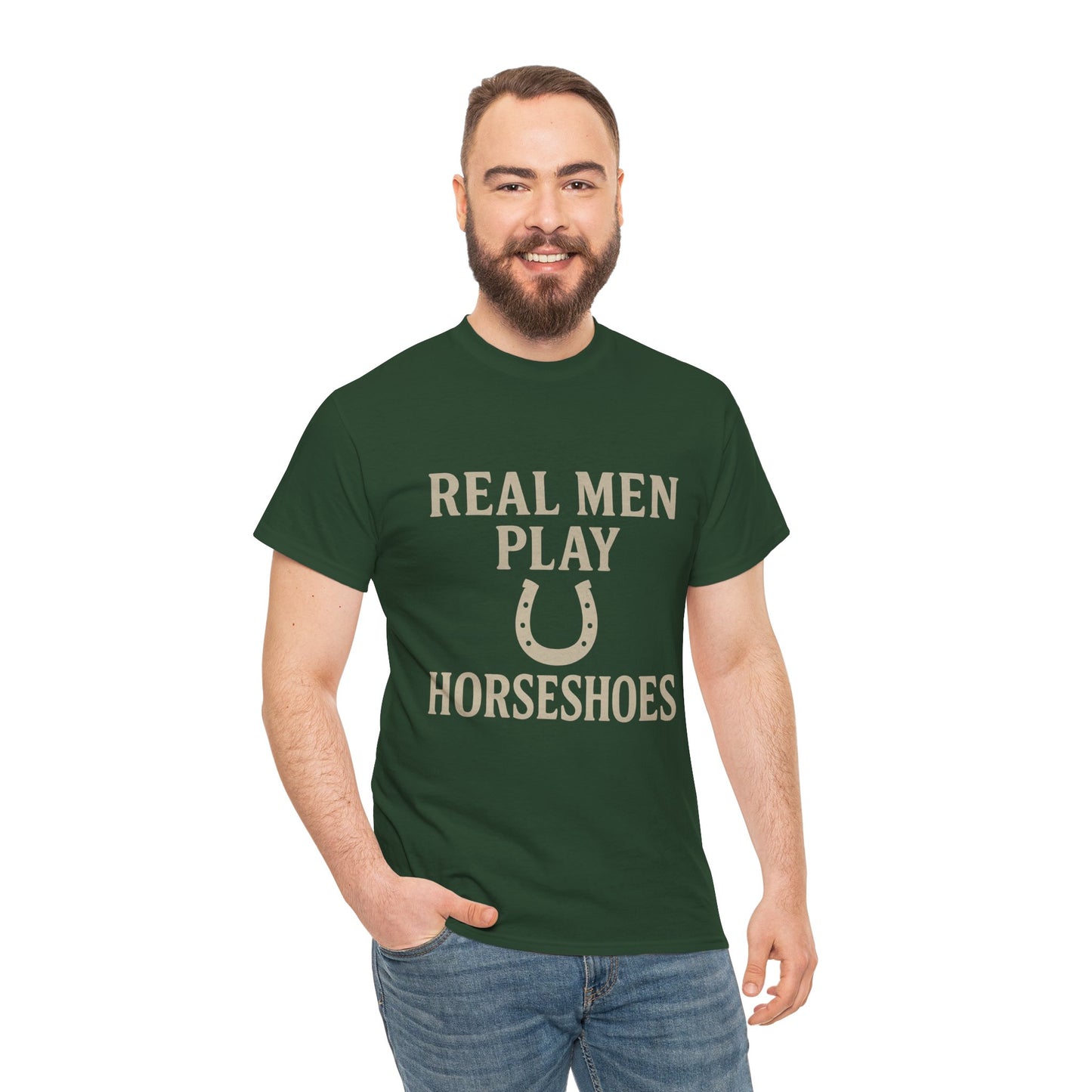 Real Men Play Horseshoes