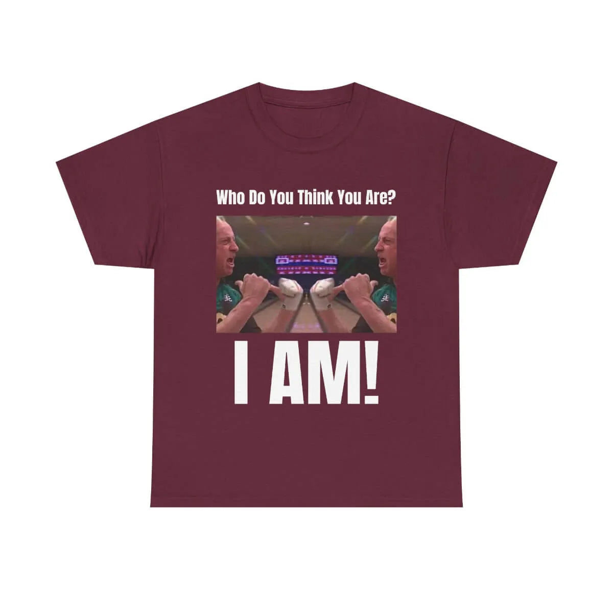 Pete Weber "Who Do You Think You Are? I Am!" T-Shirt β Bold Sports Statement Tee