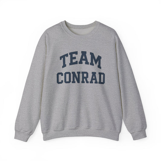 Team Conrad Crewneck Sweatshirt - Varsity Style Statement Design