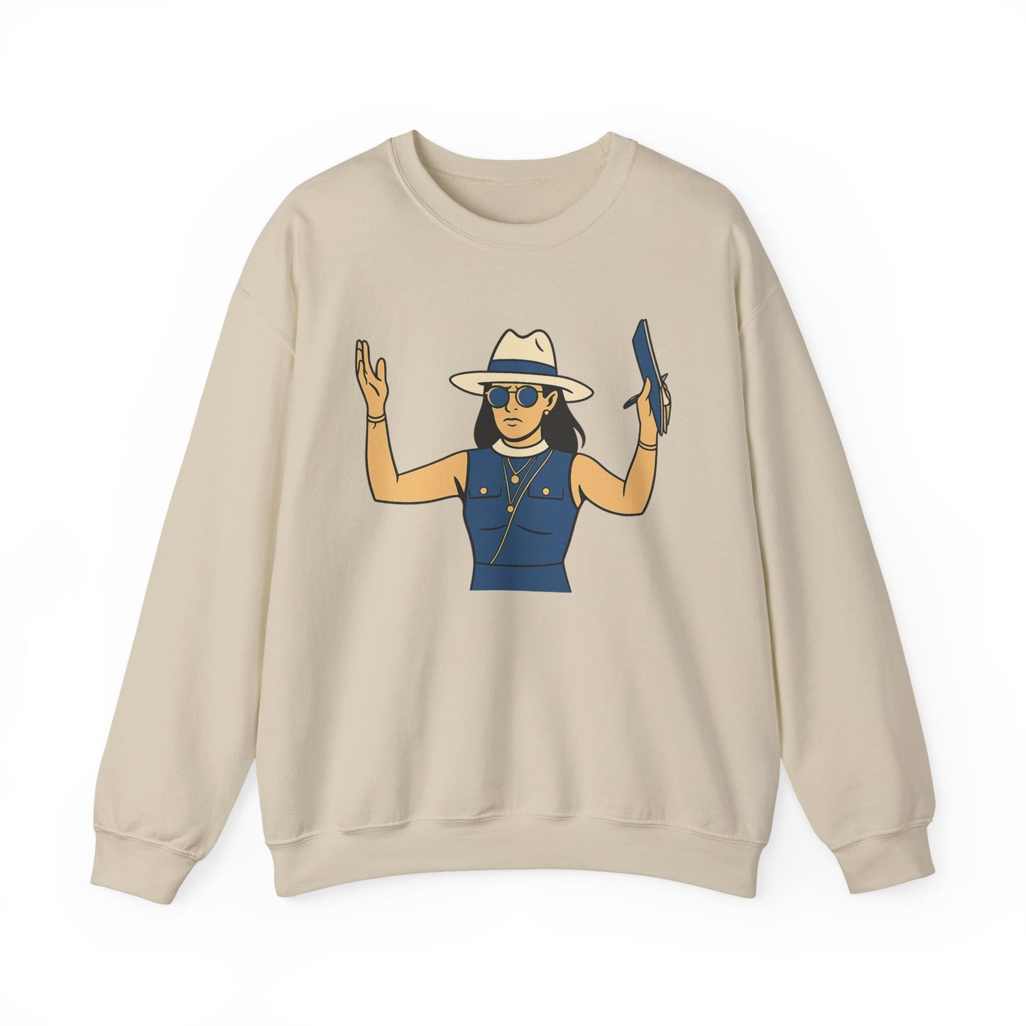 Crewneck Sweatshirt - Carlie: Power & Poise Inspired Design