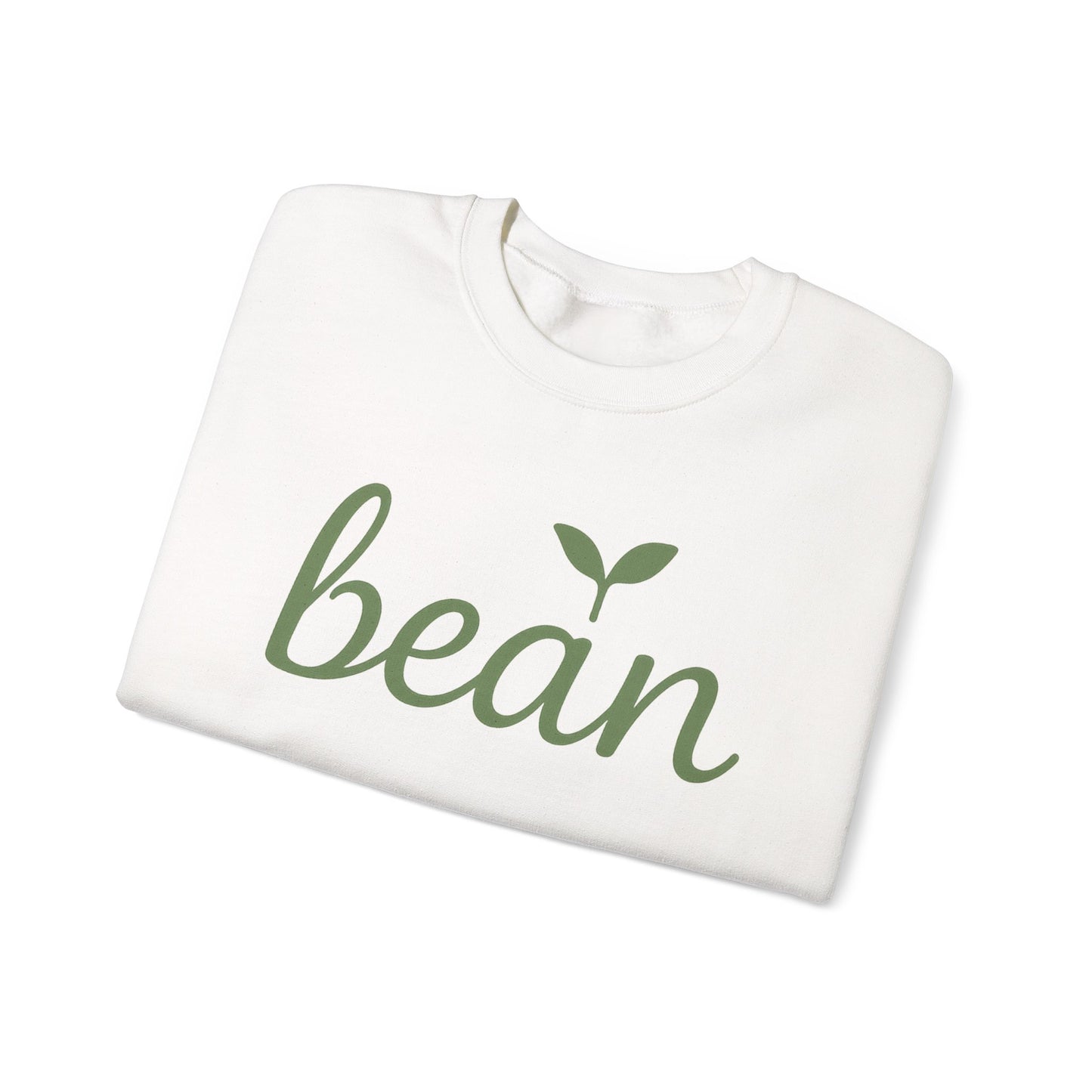 Bean Script Sweatshirt - Minimalist Pastel Design