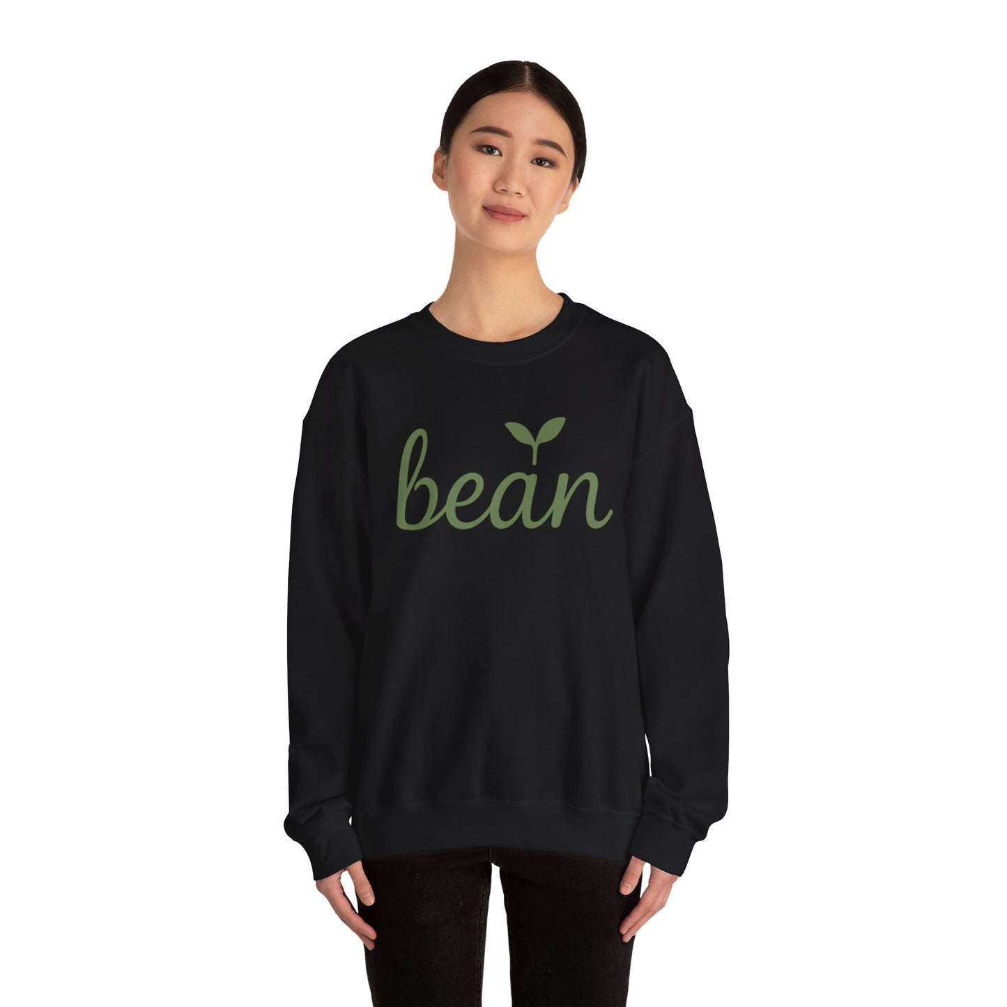 Bean Script Sweatshirt - Minimalist Pastel Design