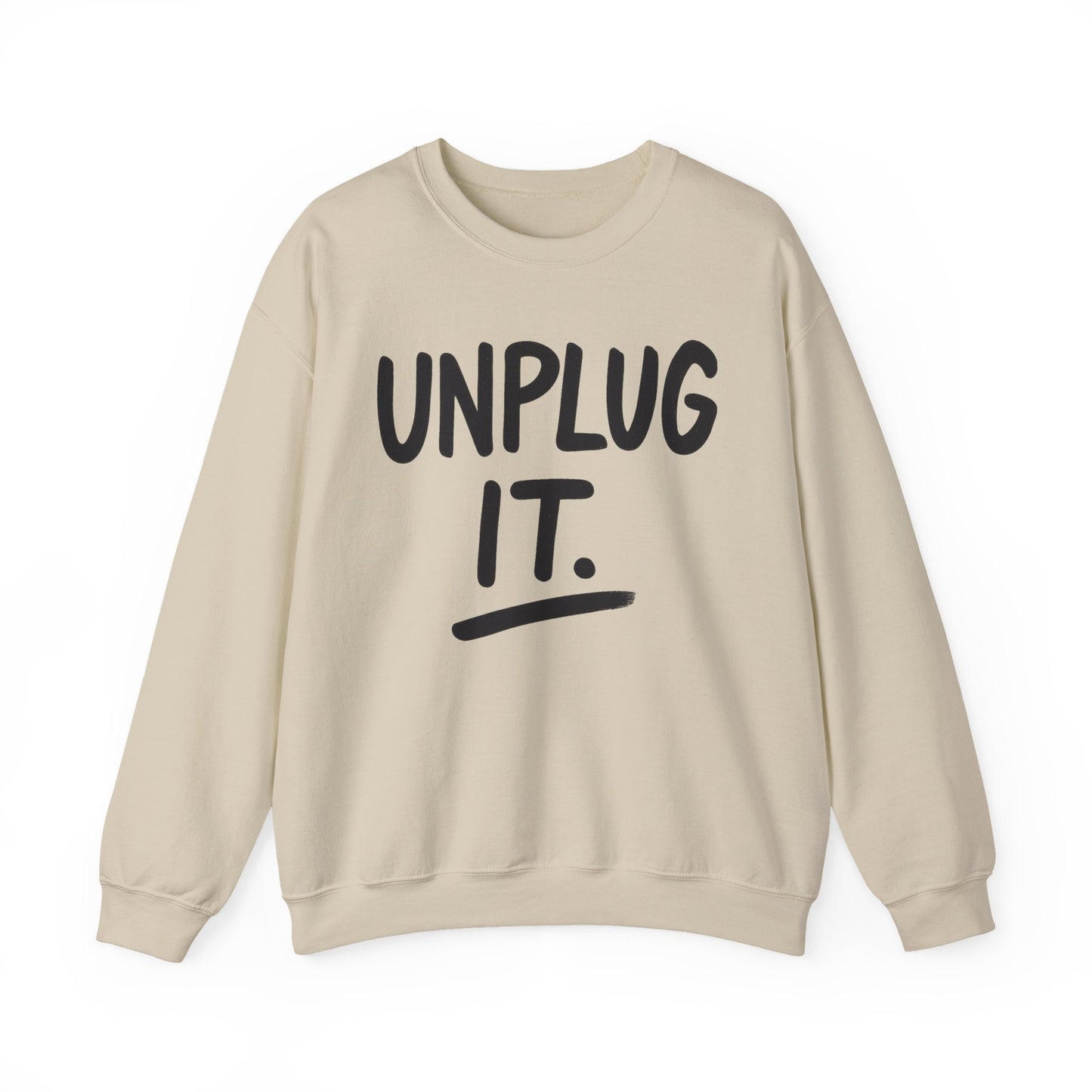 Unplug It Crewneck Sweatshirt