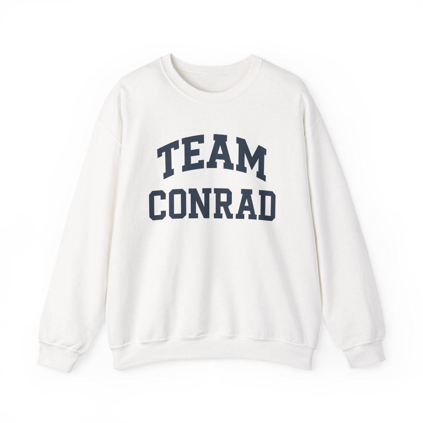 Team Conrad Crewneck Sweatshirt - Varsity Style Statement Design