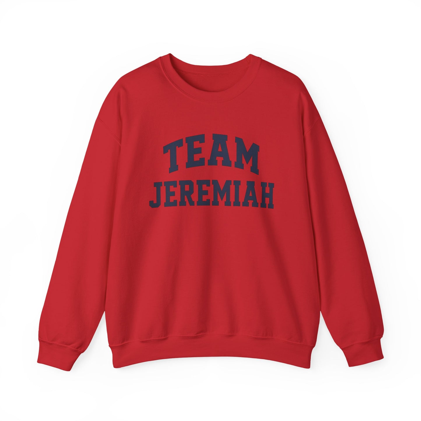 Team Jeremiah Crewneck Sweatshirt - Varsity Style Statement Design