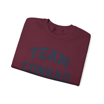 Team Conrad Crewneck Sweatshirt - Varsity Style Statement Design