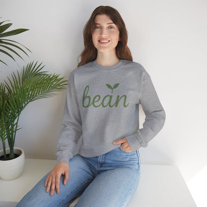 Bean Script Sweatshirt - Minimalist Pastel Design