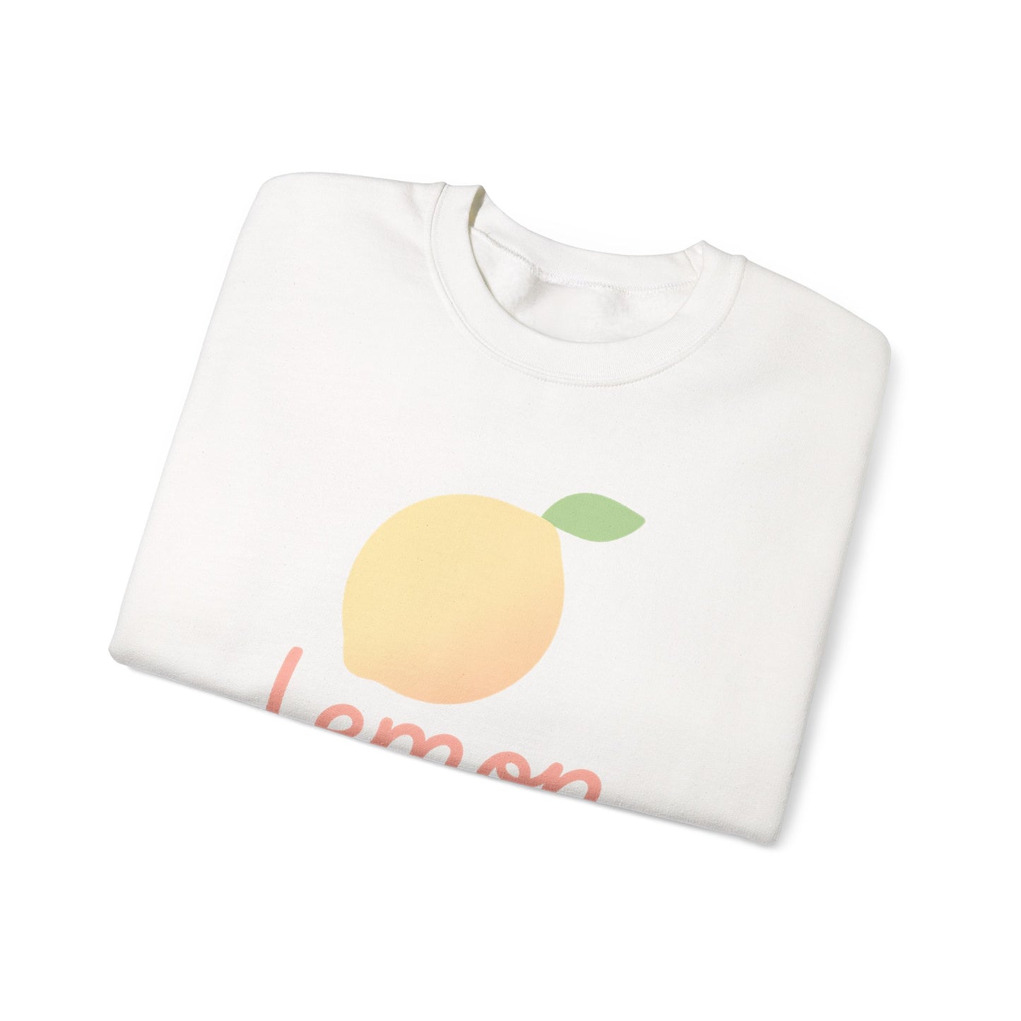 Crewneck Sweatshirt Lemon Jelly Belly Fun Pastel Design