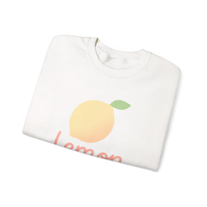 Crewneck Sweatshirt Lemon Jelly Belly Fun Pastel Design