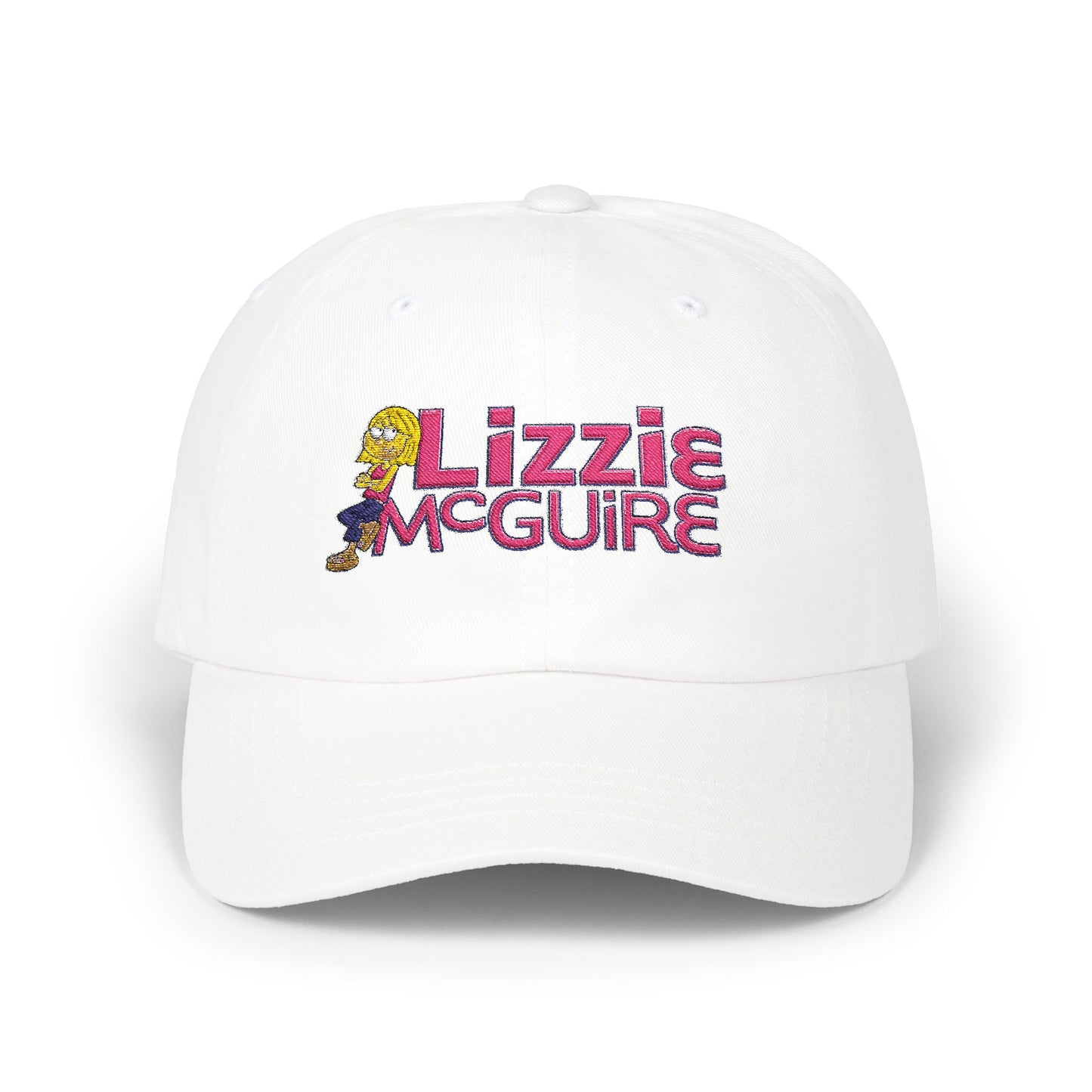 Lizzie McGuire Sparkle Logo Dad Cap — Retro 2000s TV Fan Baseball Hat