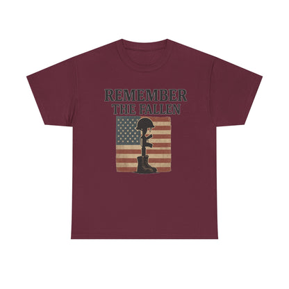 Memorial Unisex Tee - 'Remember the Fallen' Design