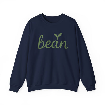 Bean Script Sweatshirt - Minimalist Pastel Design