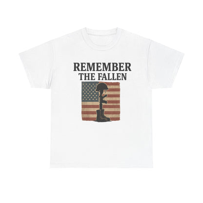 Memorial Unisex Tee - 'Remember the Fallen' Design