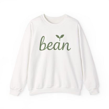 Bean Script Sweatshirt - Minimalist Pastel Design