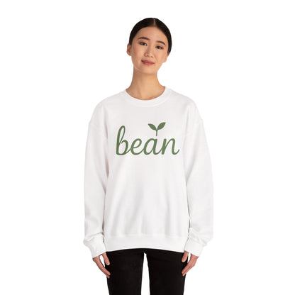 Bean Script Sweatshirt - Minimalist Pastel Design