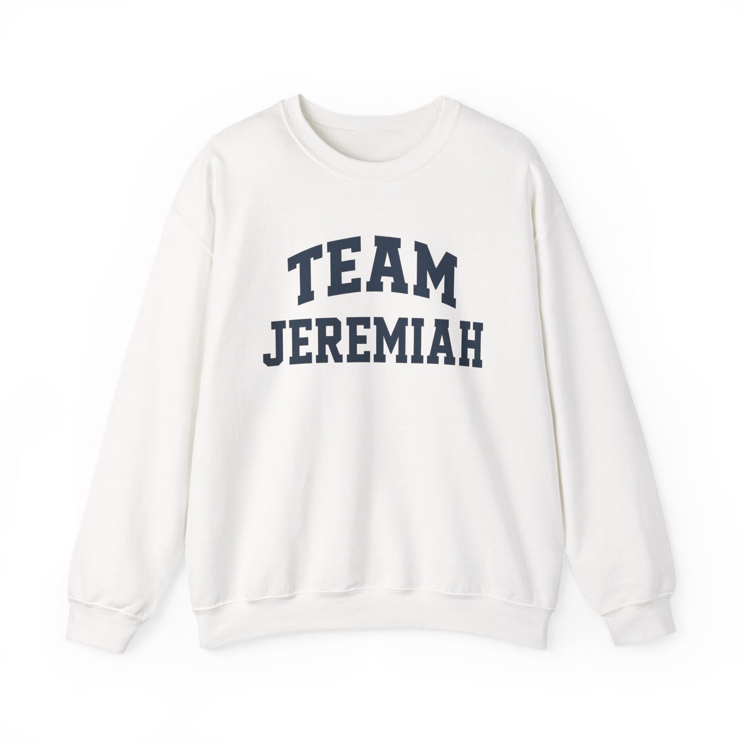 Team Jeremiah Crewneck Sweatshirt - Varsity Style Statement Design