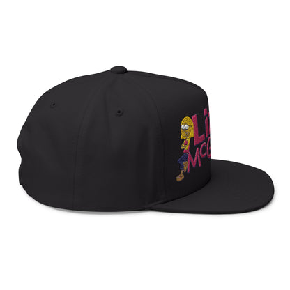 Lizzie McGuire Embroidered Flat Bill Cap — Retro 2000s TV Snapback