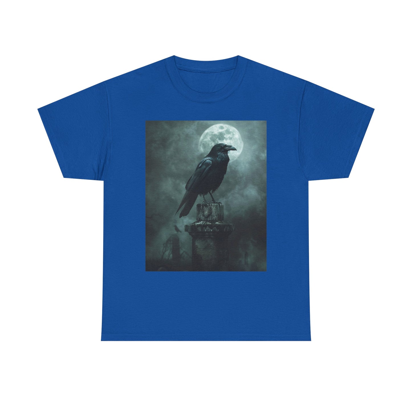 Raven Cemetery Tee - Gothic Fantasy Unisex Shirt