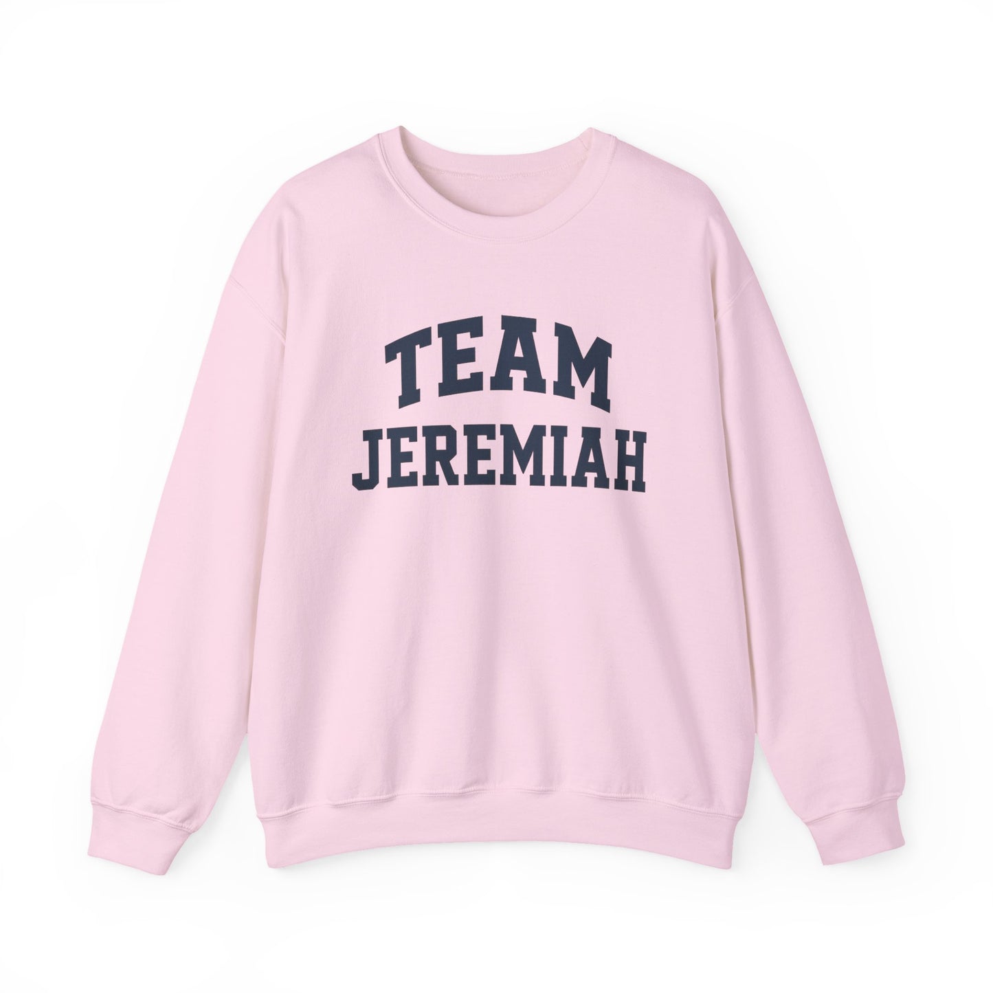 Team Jeremiah Crewneck Sweatshirt - Varsity Style Statement Design