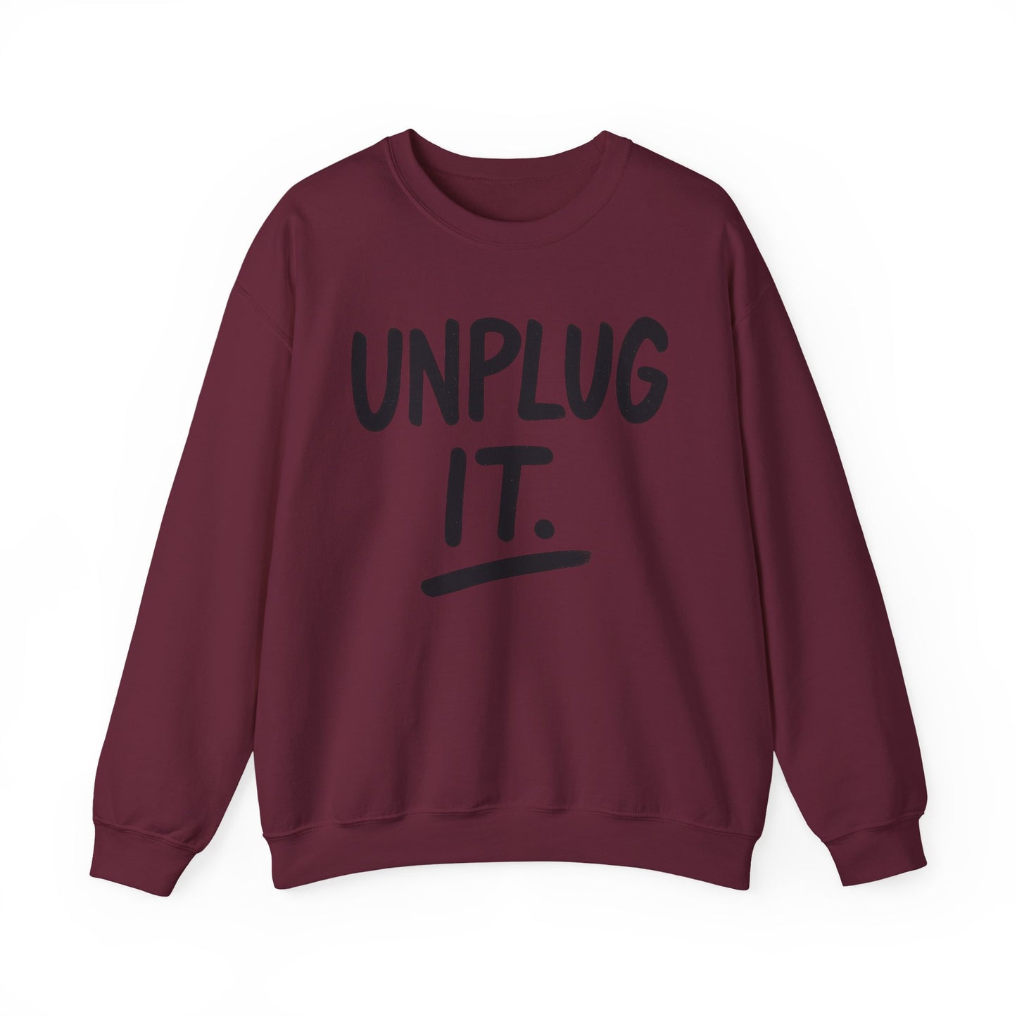 Unplug It Crewneck Sweatshirt