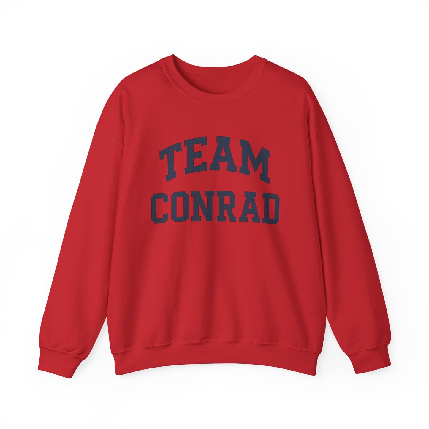 Team Conrad Crewneck Sweatshirt - Varsity Style Statement Design