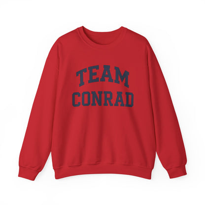 Team Conrad Crewneck Sweatshirt - Varsity Style Statement Design
