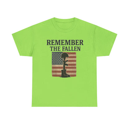 Memorial Unisex Tee - 'Remember the Fallen' Design