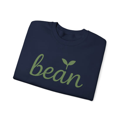 Bean Script Sweatshirt - Minimalist Pastel Design