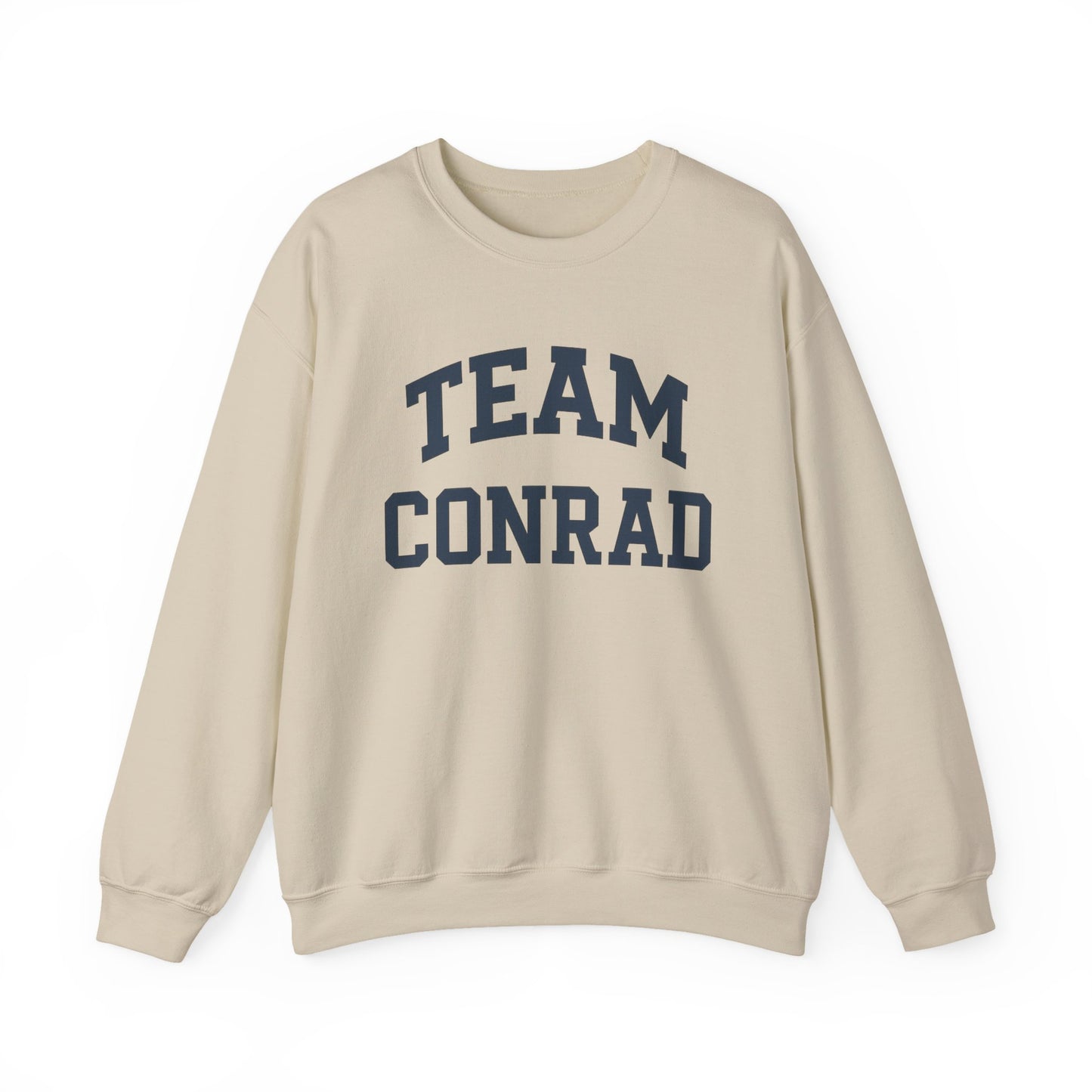 Team Conrad Crewneck Sweatshirt - Varsity Style Statement Design