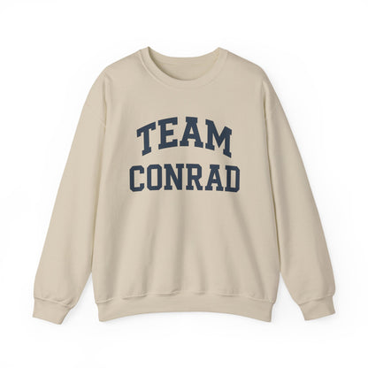 Team Conrad Crewneck Sweatshirt - Varsity Style Statement Design