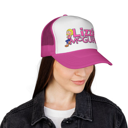 Lizzie McGuire Logo Trucker Hat — Retro 2000s Kids TV Cap
