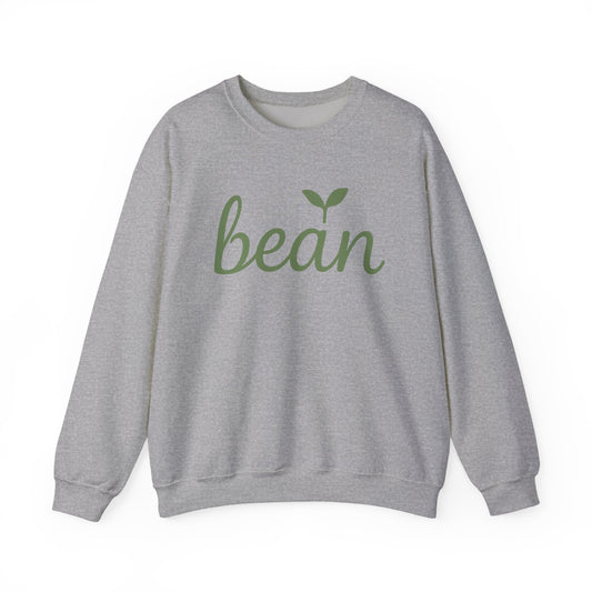 Bean Script Sweatshirt - Minimalist Pastel Design