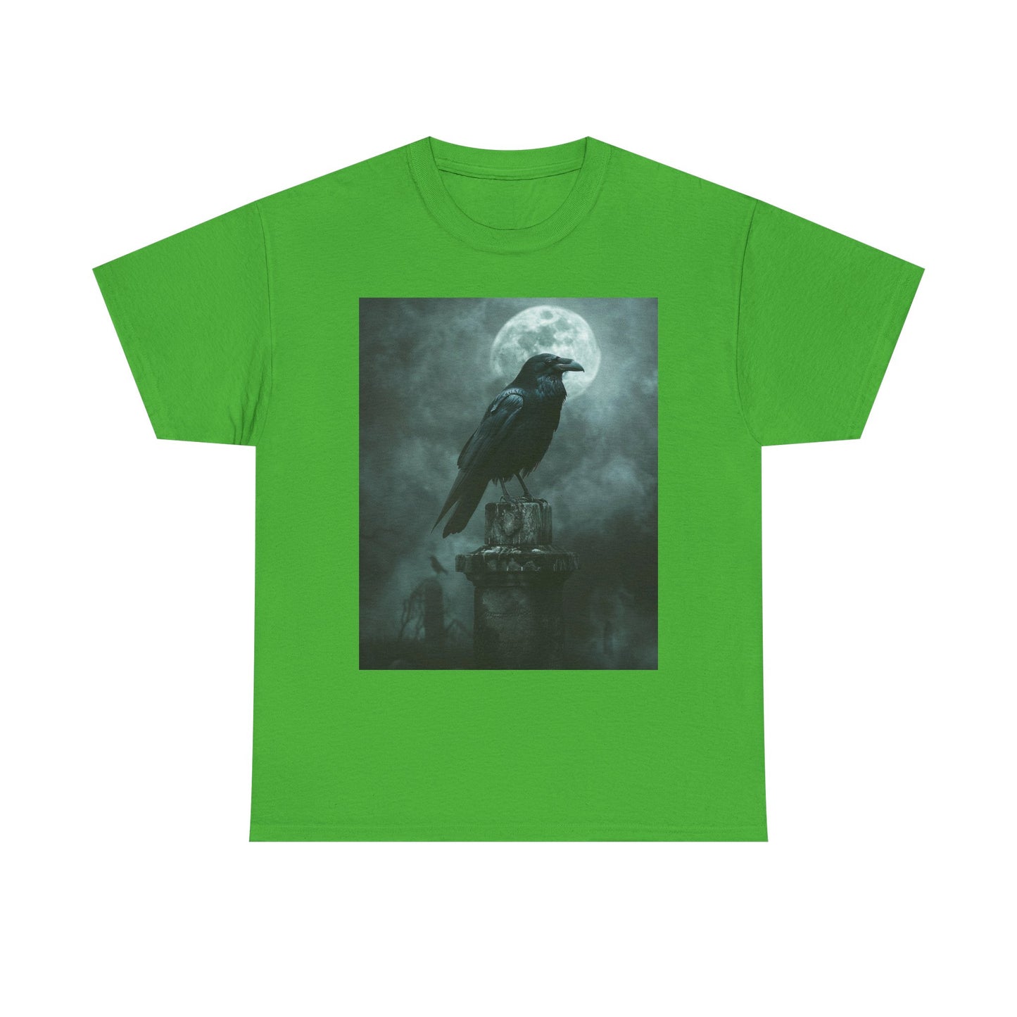Raven Cemetery Tee - Gothic Fantasy Unisex Shirt