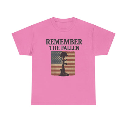 Memorial Unisex Tee - 'Remember the Fallen' Design