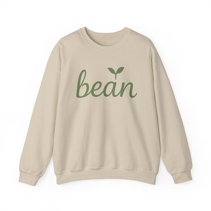Bean Script Sweatshirt - Minimalist Pastel Design
