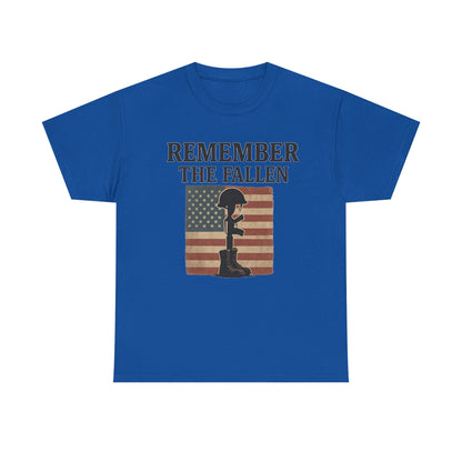 Memorial Unisex Tee - 'Remember the Fallen' Design