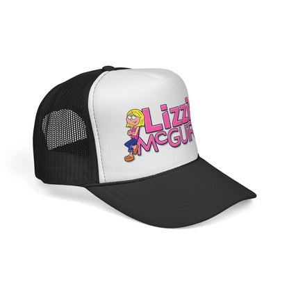 Lizzie McGuire Logo Trucker Hat — Retro 2000s Kids TV Cap