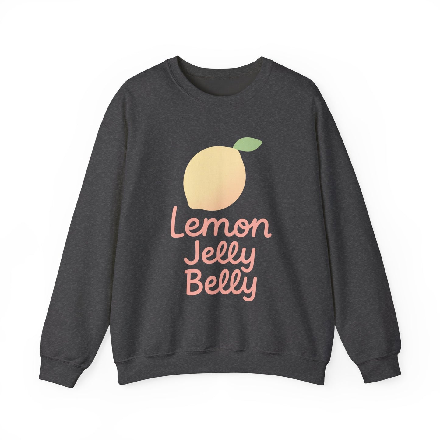 Crewneck Sweatshirt Lemon Jelly Belly Fun Pastel Design