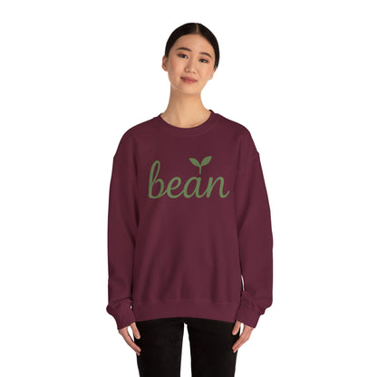 Bean Script Sweatshirt - Minimalist Pastel Design