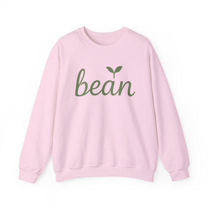 Bean Script Sweatshirt - Minimalist Pastel Design