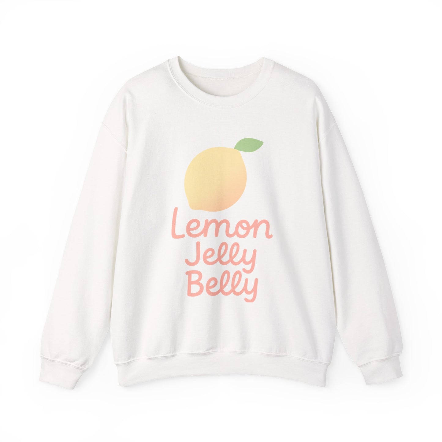 Crewneck Sweatshirt Lemon Jelly Belly Fun Pastel Design