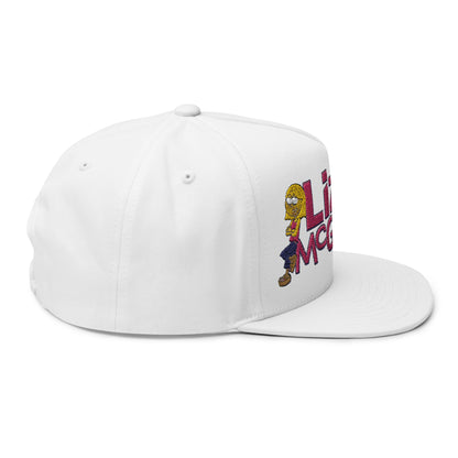 Lizzie McGuire Embroidered Flat Bill Cap — Retro 2000s TV Snapback