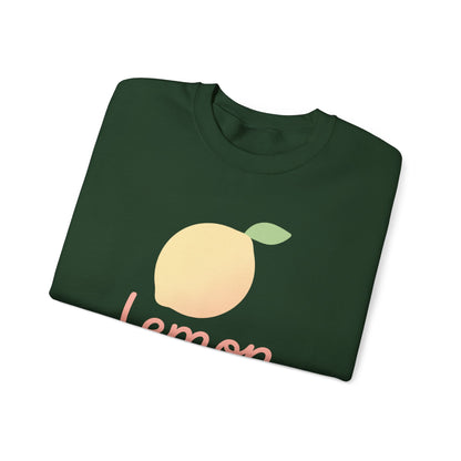 Crewneck Sweatshirt Lemon Jelly Belly Fun Pastel Design