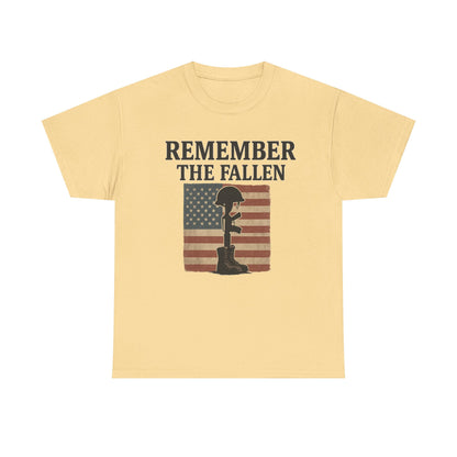 Memorial Unisex Tee - 'Remember the Fallen' Design