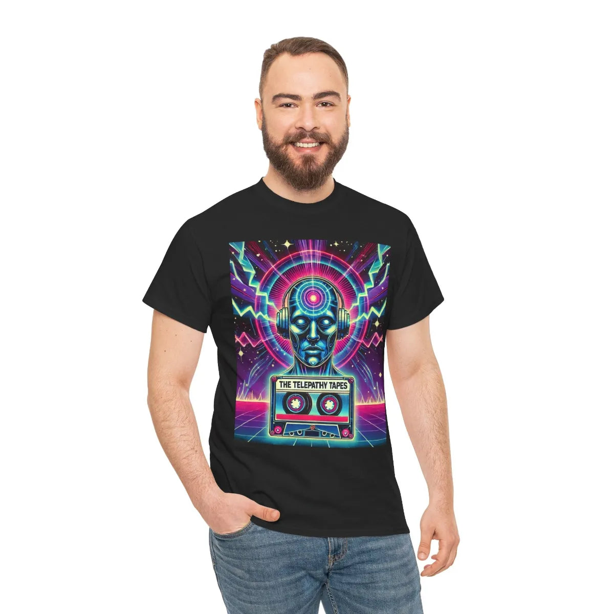 Telepathy Tapes Cyber Signal T-Shirt – Can You Decode It?