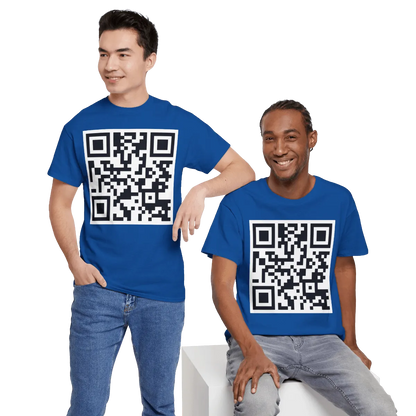 "Don’t Scan Me" QR Code Front & Back Shirt – Keep an Open Mind
